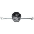 MAKERELE Round Ceiling Electrical Box Outlet PVC, 4" Dia Electrical Outlet Boxes Plastic, 20 Cubic-inches Adjustable Electrical Outlet Box, Grey, ETL Listed, for New Installations and Remodels(1 Pack) by MAKERELE