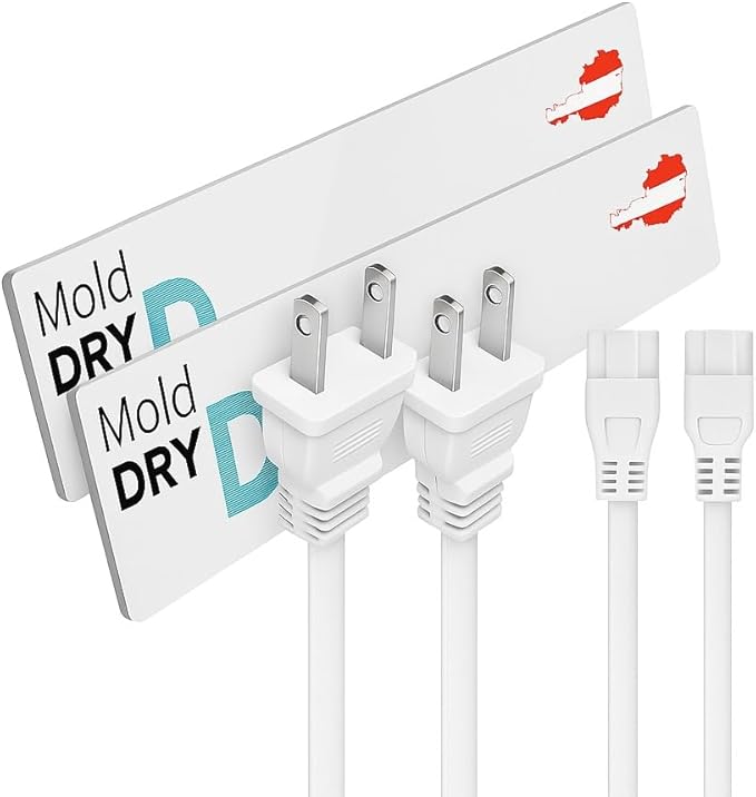 ELIAS Mold killer - Black mold remover for walls without chemicals - Wall heating for every room - Powerful anti-mold heating as an alternative to moldspray - Permanently mold-free (1, Set of 2) by ExpertsrecommendsDRY