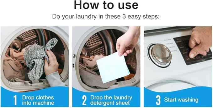 Laundry Detergent Sheets | Ultra-Portable | Travel Size | 192 Loads, 5-Second Dissolve | TSA-Approved & Eco-Friendly | 2X Stain Removal Tech | HE-Safe Detergent Sheets, Fresh Botanical Scent - Image 7