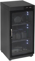 50LT Electronic Dry Cabinet for Camera, Lens & Electronics – Silent Dehumidifying Storage, Touchscreen Humidity Control (60‑35% RH), 2 Adjustable Shelves, LED Light, Lock, Energy Saving by Unknown