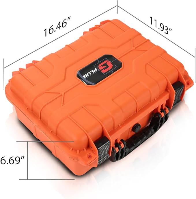 G-PLUS Graded Card Storage Box Compatible with BGS PSA SGC FGS Weatherproof Graded Trading Cards Box (Large, Orange) - Image 3