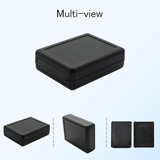 Project Box 8 Pieces Electrical Box Small Junction Box ABS Plastic Enclosure Power Electronic Case Black 3.5" x 2.8" x 1.1"(90 x 70 x 28mm) - Image 6
