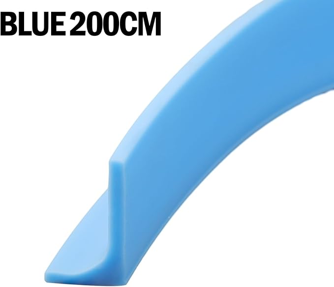 Shower Water Retention Strip - Silicone Multi-Color Water Containment - Fits Various Shower Areas for Bathroom Use(Blue 200cm) - Image 6