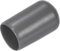 uxcell 20pcs Rubber End Caps 12mm(1/2") ID Vinyl PVC Round Tube Bolt Cap Cover Screw Thread Protectors Dark Grey by uxcell