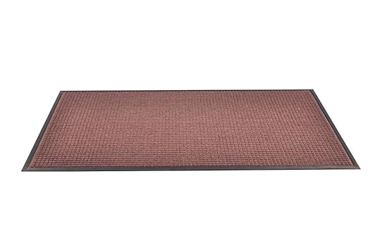 NoTrax 166 Guzzler™ Rubber-Backed Entrance Mat, for Home or Office 3' X 4' Burgundy - Image 6
