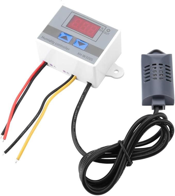 FTVOGUE XH-W3005 Digital Humidity Controller Humidity Controller Humidity Control Switch 0~99%RH 12V 24V 220V[220V] Temperature and Humidity Sensor - Image 9