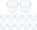 Round Chair Leg Caps,PVC Furniture Feet Covers,TTZEZE Transparent Round Floor Protectors,Clear Table Feet Covers Preventing Plastic Chair Leg Covers Scratches and Noise 35mm/1.38'', 12 by TTZEZE