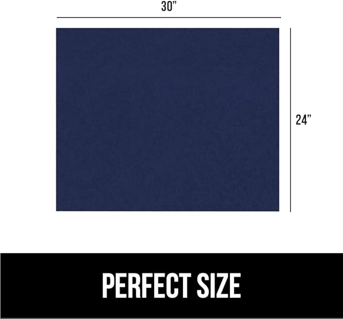 GORILLA GRIP LeakGuard Non-Adhesive Under Sink Mat for Kitchen Cabinet, Waterproof Quick Dry Shelf Liner, Durable Absorbent Felt Mats for Bathroom Sinks, Cabinets, Dresser, Easy to Trim, 24x30 Navy - Image 7