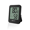 Digital Hygrometer Indoor Thermometer - Humidity Meter for Home, Bedroom, Baby Room, Office, Greenhouse - AAA Battery-Powered Humidity Gauge (Black) by VIGORPATH
