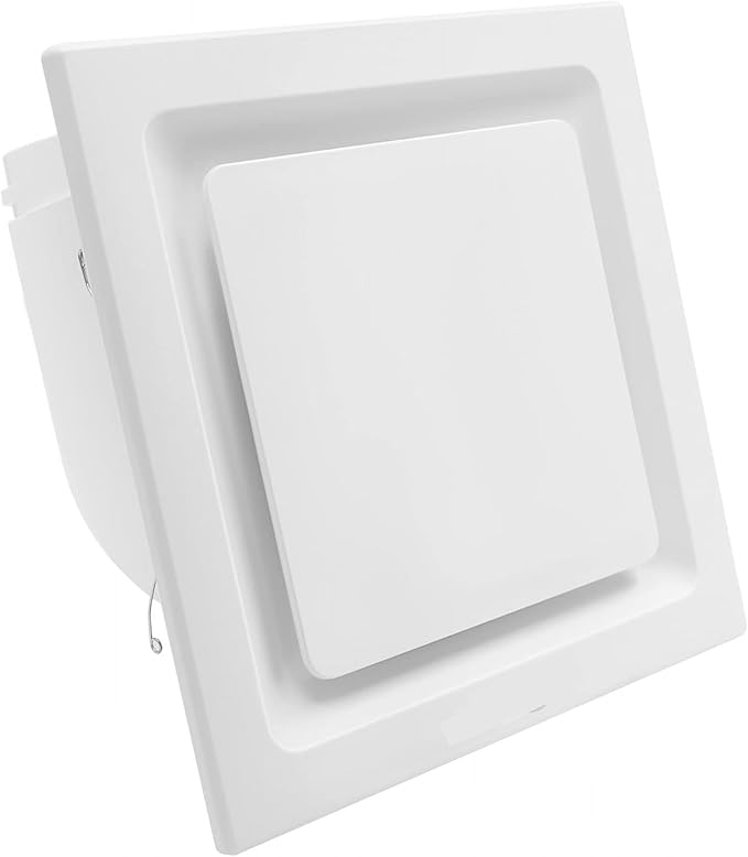 Bathroom Exhaust Fan without Light, Ceiling Mount Ventilation Fan bathroom extractor 110V bathroom fan for Kitchen 120CFM 1.2Sones (Square) by Aydomer
