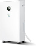 6,500 Sq.Ft Dehumidifier for Basement with Drain Hose, 186 OZ Water Tank, 60 Pint Dehumidifiers for Large Home with Three Operation Modes, Intelligent Humidity Control, 24HR Timer for Bathroom by WATTSMART
