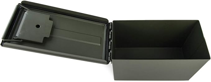 GUGULUZA Metal Ammo Can 30/50 Cal, Lockable Bullet Storage Case, Waterproof & Airtight Containers Box with Flip Top for Long-Term Storage Shotgun, Rifles, Pistols Ammunition - Image 5