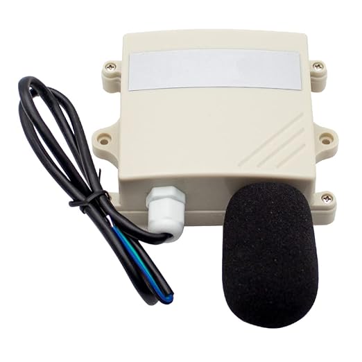 IP65 Noise Meter Sensor, Environmental Noise Online Monitoring Meter Noise Transmitter Decibel Detector Sound Level Meter 30-120DB (Output Signal 4-20mA) - Image 3