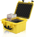 G-PLUS Graded Card Storage Box Fit BGS PSA SGC FGS Weatherproof Graded Sports Trading Cards(Small, Yellow) by G-PLUS