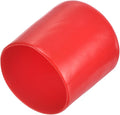 uxcell 20pcs Rubber End Caps 29mm ID Vinyl Round Tube Bolt Cap Cover Thread Protectors Red by uxcell