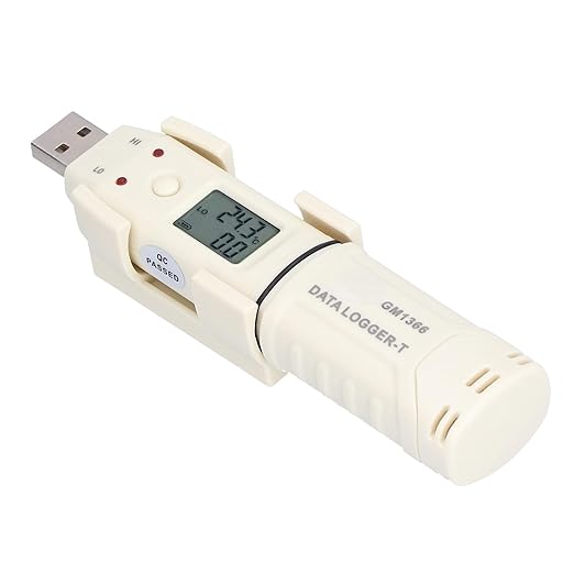 Temperature Data Logger, Temperature and Humidity Data Logger Battery Powered Digital for Home for Indoor for Office - Image 6