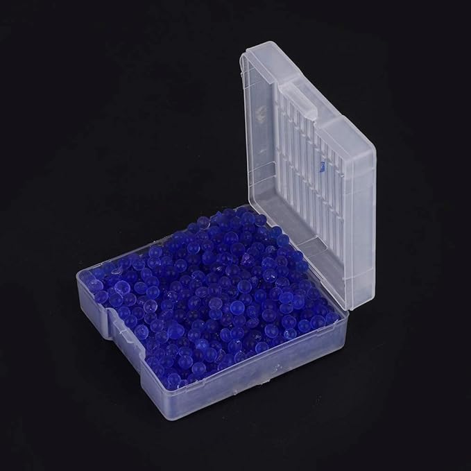 Reusable Silicone Desiccant, Blue Indicating Gel Desiccant Beads Compact Lightweight Moisture Beads Moistureproof Dehumidifier for Camera Car Closet Cabinet Bag Storage Box - Image 9