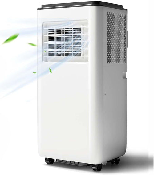 10,000 BTU Portable Air Conditioner 3IN1 AC Unit with Dehumidifier & Fan, Ideal for Rooms up to 450 Sq. Ft, Include Remote Control & Window Kit, Compact Design for Home, Office, or Garage, Sleek White by dainslef