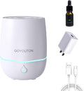 Essential Oil Diffuser, 200ML Diffusers for Home Scent Aromatherapy Diffuser Air Desk Humidifier Oil Diffuser romfor Bedroom Room Office with 7 Color LED Lights Quiet Waterless Auto Shuts-off (White) by Unknown