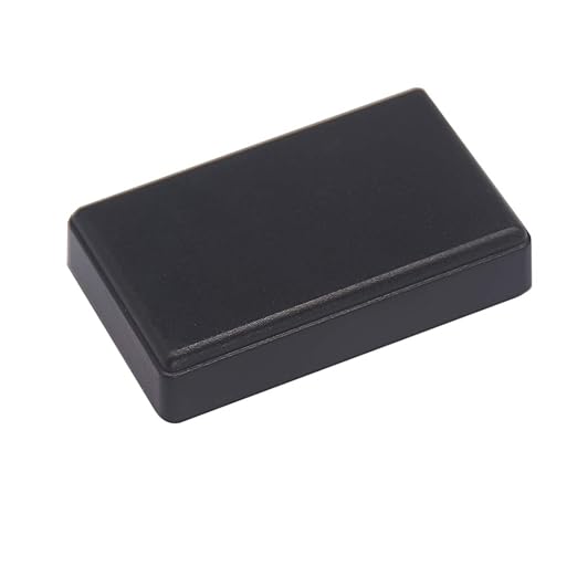 Zulkit 8Pcs Project Boxes ABS Plastic Electrical Project Case Power Junction Box Black 2.76 x 1.65 x 0.71 inch (70x42x18 mm) - Image 3