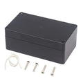 Junction Box, Zulkit Project Box IP65 Waterproof Outdoor Box ABS Plastic Electrical Boxes Electronic Enclosure Black 6.22 x 3.54 x 2.36 inch (158 x 90 x 60mm) by Zulkit