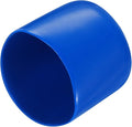 uxcell 20pcs Rubber End Caps 34mm ID Vinyl PVC Round Tube Bolt Cap Cover Screw Thread Protectors Blue by uxcell