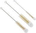 Bendable Bottle Brush Set - Soft Bristle Crevice & Small Cleaning Brushes for Narrow Spaces & Test Tubes by Unknown