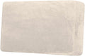 H.VERSAILTEX Velvet Stretch Individual Couch Cushion Cover Plush Slipcover for Loveseat Sofa Furniture Protector Seat Cover (1 Piece Loveseat Cushion Cover, Ivory) by HVERSAILTEX