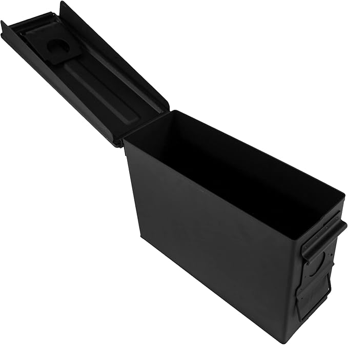 GUGULUZA Metal Ammo Can 30/50 Cal, Lockable Bullet Storage Case, Waterproof & Airtight Containers Box with Flip Top for Long-Term Storage Shotgun, Rifles, Pistols Ammunition - Image 7