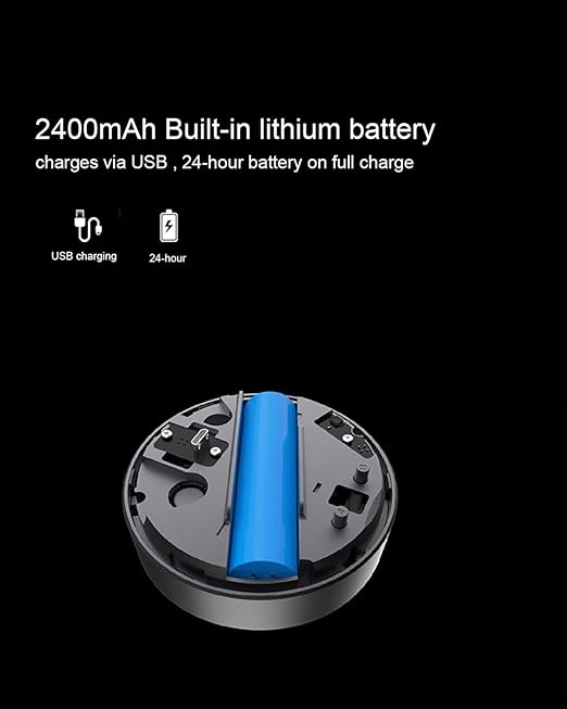 Portable CO2 Detector, High-Precision NDIR Sensor Meter, Indoor CO2 Monitor, Test Range 400-5000 ppm, 24-Hour Runtime Li-Battery, Carbon Dioxide Detector for Home, Car, Grow Tents, Travel - Image 7