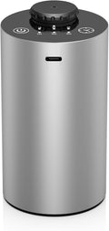 Waterless Essential Oil Diffuser, Battery Powered Mini Scent Air Machine, Aromatherapy Mist Diffuser for Home Room Car Office (E10-silver) by konchile