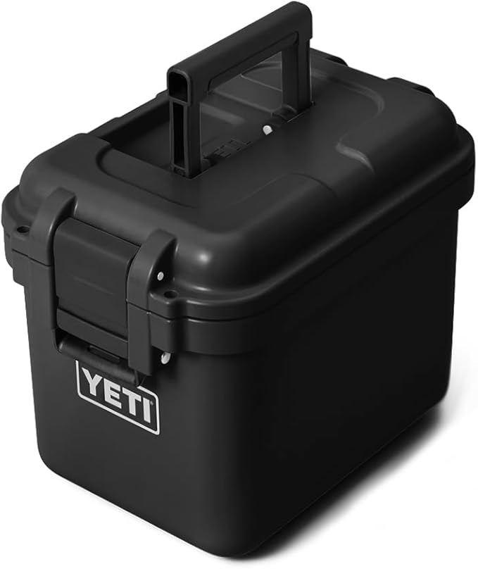 YETI LoadOut 15 GoBox Divided Waterproof Cargo Case, Dry Box, Camera Case, Fishing Tackle Box, Black by YETI