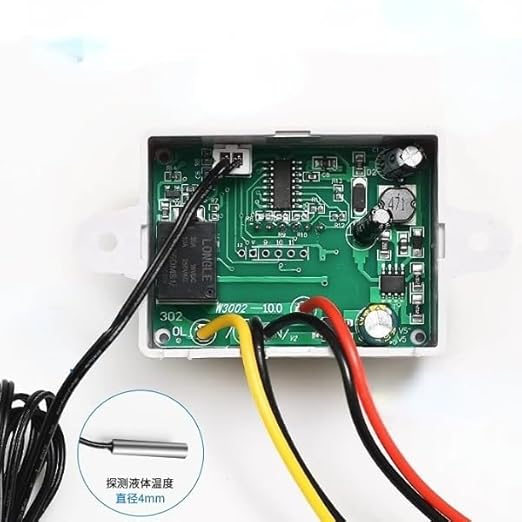 Marhynchus XH-W3005 Digital LCD Hygrometer Switch Controller Humidity Sensor hygrostat High Accuracy 0 to 99% RH 12V/24V/220V (Optional)(12V) Humidity Switch humidity hygrostat - Image 3