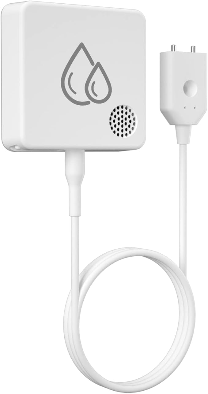 MOCREO SW2 Water Leak Detector Sensor with 95dB Alarm, No Subscription Fee, Home Wireless Flood Monitor for Basement, Laundry, Pipe Leakage, Sink Overflow(MOCREO Hub Required) by MOCREO