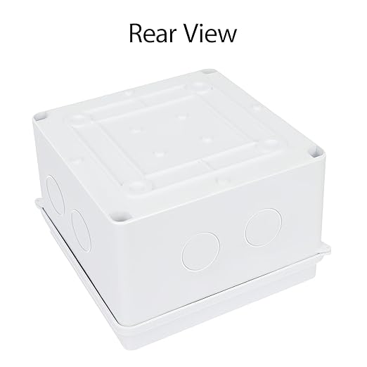 LeMotech Junction Box, Electrical Box IP65 Water Resistant Dustproof ABS Plastic Project Enclosure for Electronics White 5.9X 5.9X 3.9 inch - Image 8