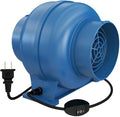 Artibear 3.5 Inch 168 CFM Inline Duct Ventilation Fan with 2 Speed Controller, Air Vent Blower for Hydroponic Grow Tent, Greenhouse, Workshop, Attics, Basement, Kitchens, Blue by Artibear