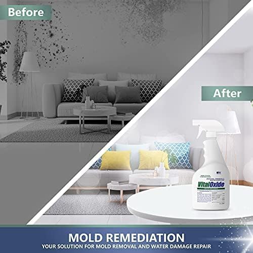 Vital Oxide Disinfectant, Deodorizer, Cleaner, Food-Contact Sanitizer, Virucide – (EPA registration #82972-1) – Kills Mold & Mildew, Eliminates Odors-32 Oz - Image 5