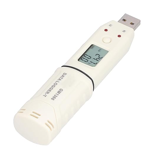 Temperature Data Logger, Temperature and Humidity Data Logger Battery Powered Digital for Home for Indoor for Office - Image 5