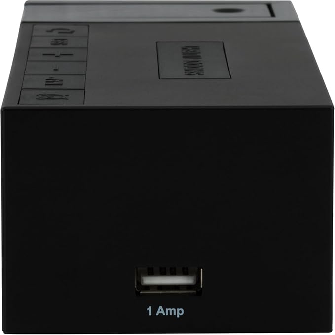La Crosse Technology 616-1950-INT Pop-Up Bar Projection Alarm Clock with USB Charging Port - Image 4