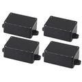 Zulkit Junction Box IP65 Waterproof ABS Plastic Universal Electrical Boxes Project Enclosure with Fixed Ear Black 3.27 x 2.28 x 1.30 Inch (Pack of 4) by Zulkit