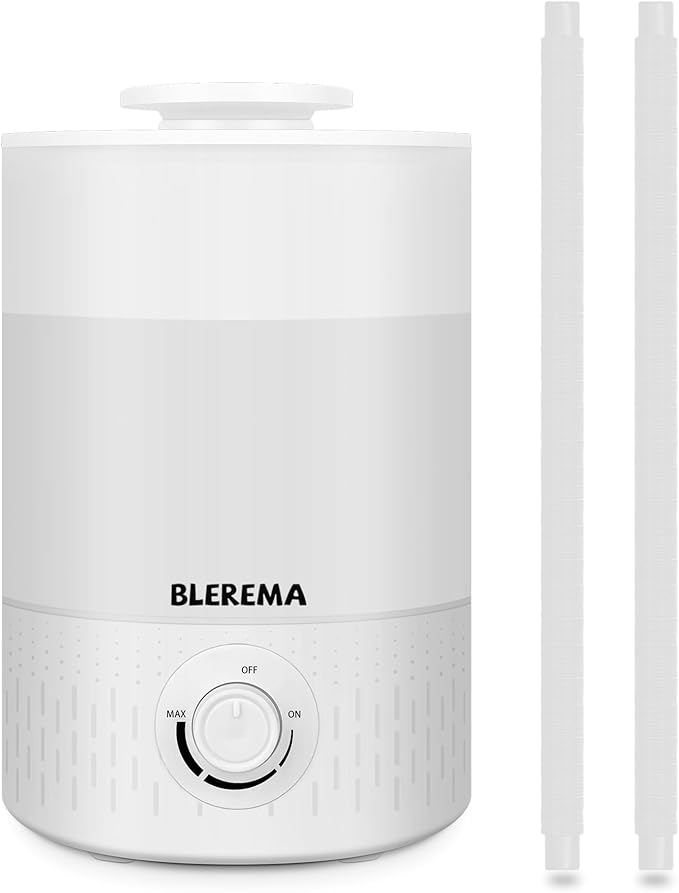 No Leak Reptile Fogger Humidifiers Mister for Reptile Tank, 3L Top-Fill Terrarium Humidifier with Hose - Ideal for Snakes, Tortoises, Chameleons, Ball Python and Hermit Crabs (Single/Dual Fog Output) by BLEREMA