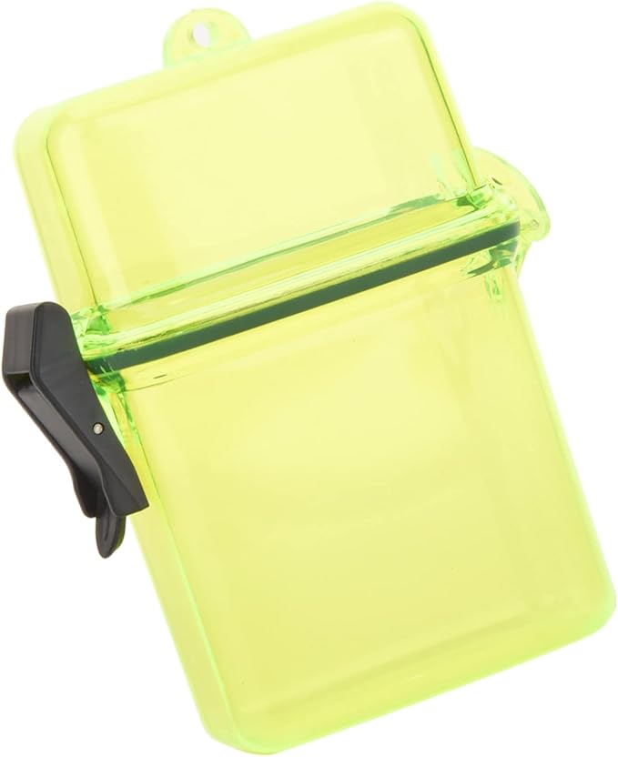 Keenso Diving Seal Box, 3 Colors Plastic Dry Box Transparent Waterproof Sealing Box Underwater Diving Sealing Box with Rope Hook - Image 9