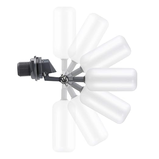 meekoo Float Ball Valve, 1.57 Inch Male Automatic Fill Feed Humidifier Tank Water with Adjustable Arm for Ponds, Livestock Water Trough, Aquariums, Aquaculture, Hydroponics and Reservoir(4 Pack) - Image 5