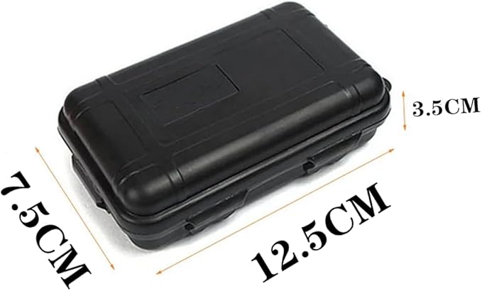 3PCS Outdoor Shockproof Waterproof Storage Boxes Survival Airtight Case Holder For Storage Small Tools EDC Travel Sealed Storage Box - Image 5
