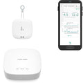 YoLink Smart Outdoor Temperature & Humidity Sensor, Hygrometer, Thermometer, 1000' Long Range, 2+ Years Battery Life, App Alerts, Text/SMS, Email Alerts, Alexa, IFTTT Integration. Hub Included! by YoLink