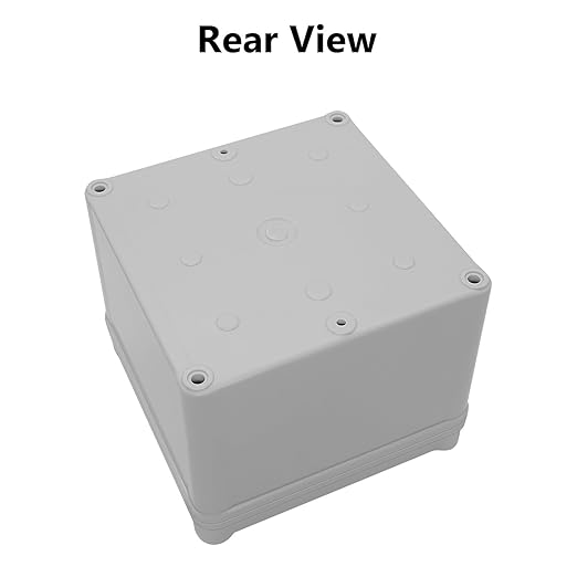 LeMotech Junction Box IP67 Waterproof Dustproof ABS Plastic Project Box for Electrical Outdoor Enclosure Gray 4.9 x 4.9 x 3.9 inch (125 x 125 x 100 mm),2 Pack - Image 5