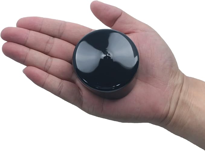 Acocony 2 1/2 Inch Rubber Cap Round 2.5 Inch Rubber End Caps PVC Flexible Protector Plastic Plugs for Round Holes Black Pack of 8 - Image 4
