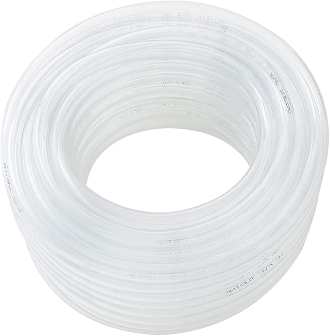 DAVCO 3/8" ID x 100ft Clear Vinyl Tubing, Low Pressure Flexible PVC Tubing, Heavy Duty UV Chemical Resistant Lightweight Plastic Vinyl Hose, BPA Free and Non Toxic by DAVCO