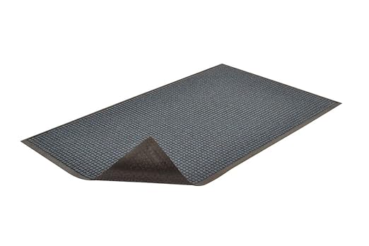 NoTrax 4'x10' Guzzler Commerical-Grade Entrance Mat, Dirt and Moisture Control, Rubber-Backed, Indoor/Outdoor, Slate Blue, 166 - Image 6