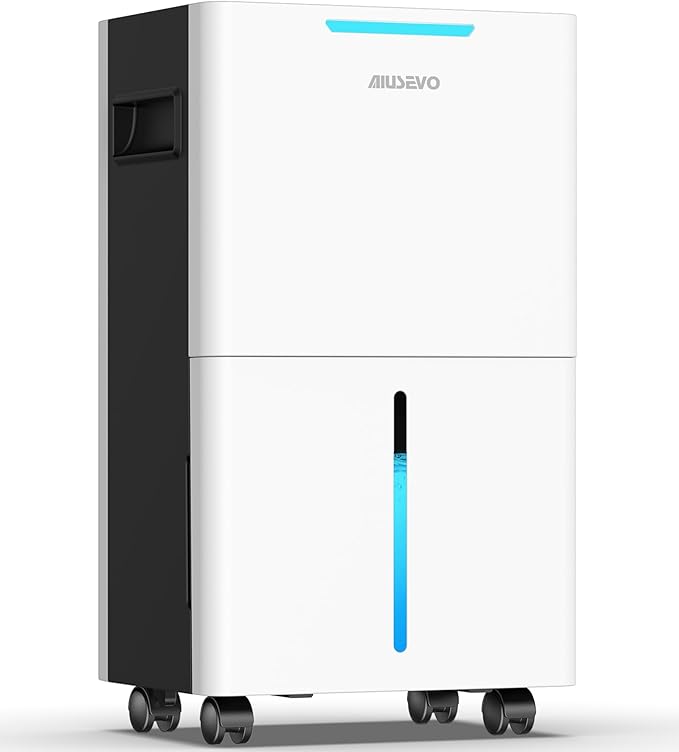 1500 Sq. ft Dehumidifier for Basement and Large Room, 21 Pints Dehumidifiers for Home with Drain Hose, Intelligent Humidity Control, 3 Modes, 24H Timer, Ideal for RV, Bathroom, Bedroom by Aiusevo